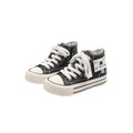 autumn new children's sneakers: girls' casual high-top lace-up versatile soft-soled canvas shoes for big kids and boys