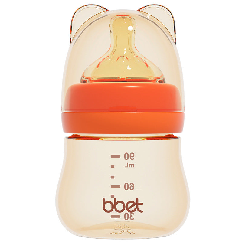 Newborn baby bottle - drop-resistant, wide-neck, anti-colic bottle for infants - mini sippy cup customization available