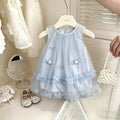 Lightweight gauze dress - summer outfit for girls: fresh & sweet baby vest dress, mori girl style, ethereal summer dress