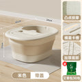 Crown style square [with lid] beige + mugwort sachet 30-pack
