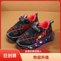 spring/autumn new children's light-up sneakers: boys' luminous casual shoes, girls' cartoon light-up shoes for mid-to-large children