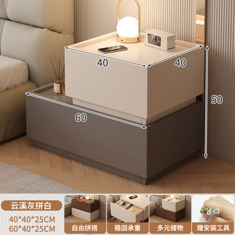 Bedside table for home italian normcore storage storage free combination cabinet popular sofa side table bedroom bedside table