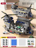 Inertial transport aircraft helicopter can store sound and light artificial military model track ejection kids toys for boys