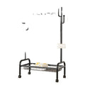 Scandinavian simple clothes drying rack indoor bedroom thickenedmovable floor-standing clothes rack clothes rack floor-standing