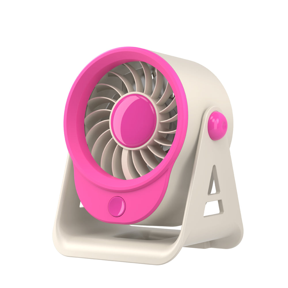 New mini desk fan - rechargeable, quiet, and portable for dorms, offices, and home use. wall-mountable design