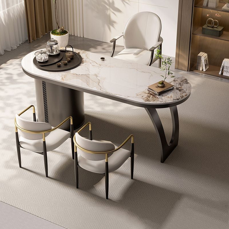 Italian accessible luxury tea chair casual modern makeup stool living room stylish popular negotiation casual chair backrest round stool