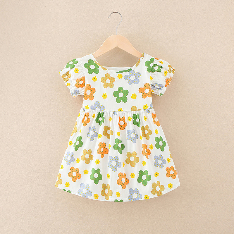 princess dress girls' dress summer korean style baby girl children's clothing wholesale street vendor kids' dress