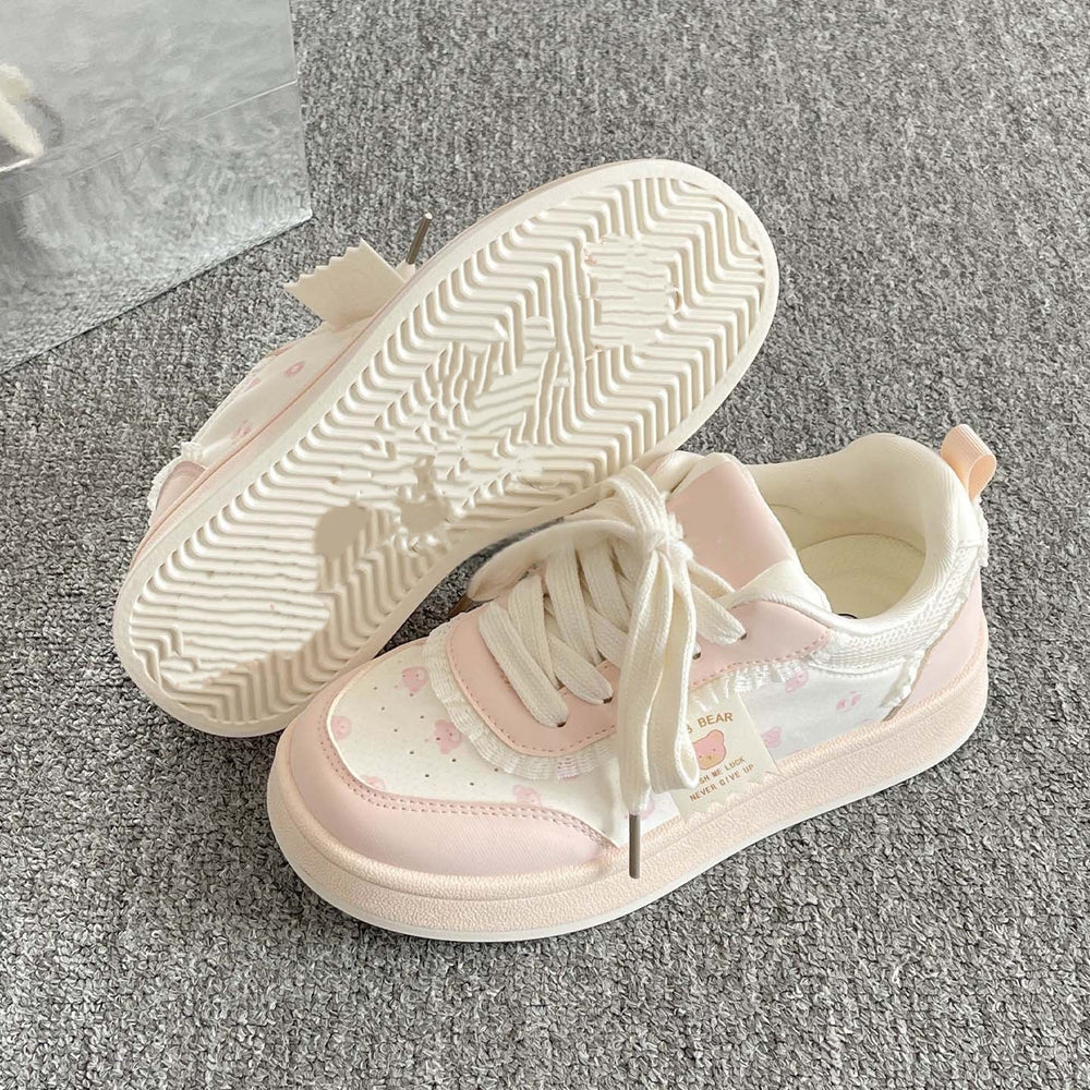 Casualeasiest for match shoes for girls thick soleautumnew arrival 2026 campus style sneakers for women white shoes german training shoes