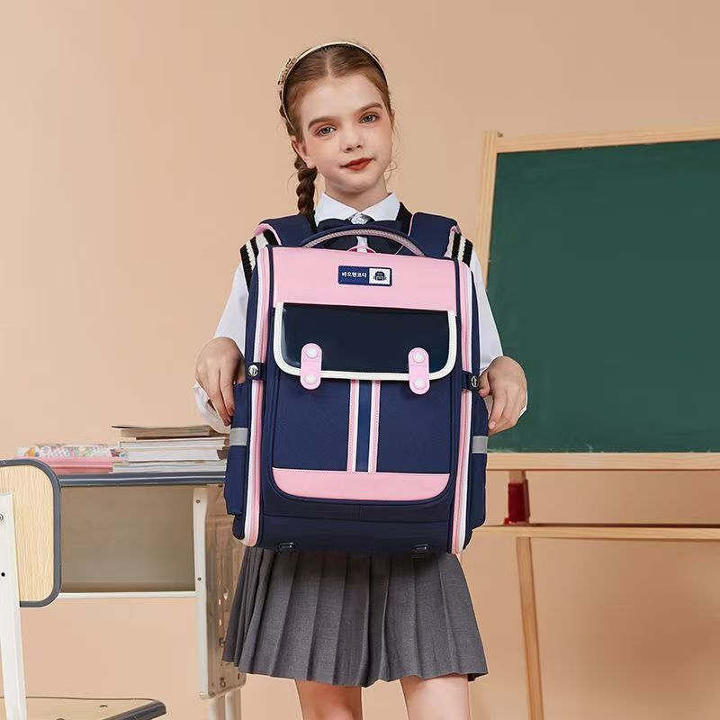 New children's schoolbag 123456th grade men and women to reduce the burden of spine care primary school schoolbag backpack
