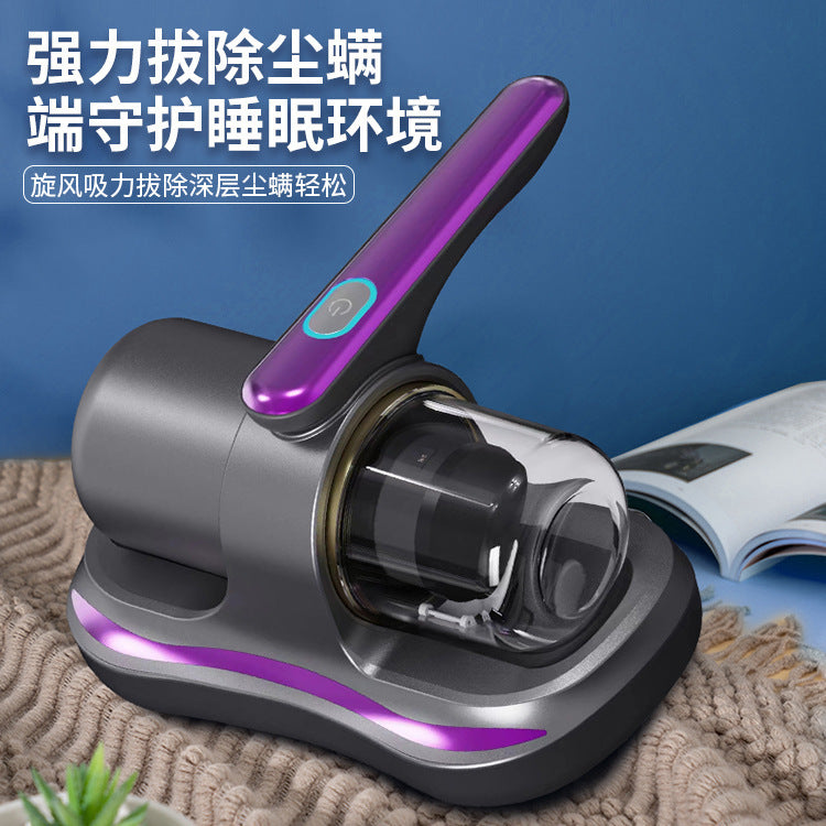 New cordless handheld vacuum cleaner for bed, home, and dorm - powerful suction, anti-bacterial, and anti-mite
