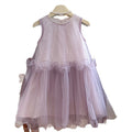 Princess dress  new girls' dress summer chic girls' skirt little girl's stunning sequin mesh dress