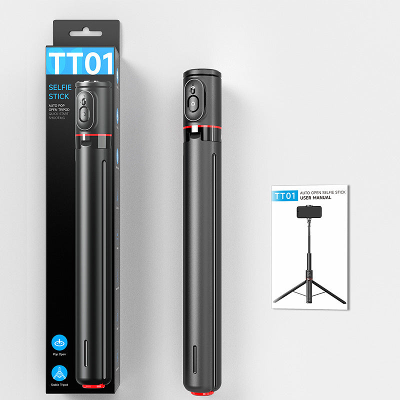 Mobile phone selfie stick Floor tripod Integrated portable handheld shooting bracket Loss stick Jump stick Selfie stick