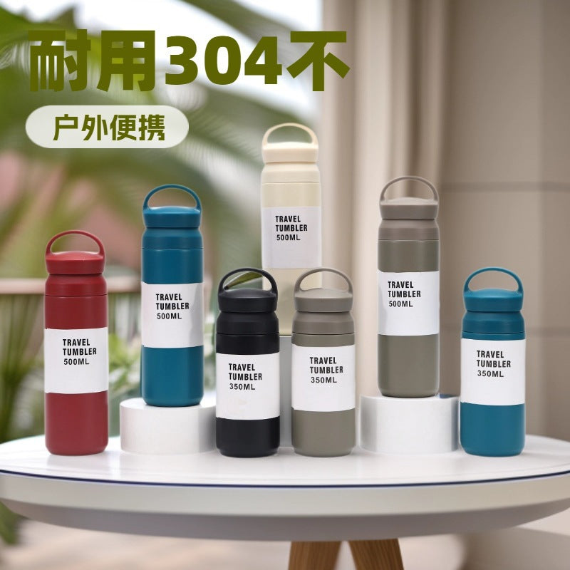 japanese-style 304 stainless steel insulated tumbler, double-walled premium vacuum insulated mug, outdoor portable thermos
