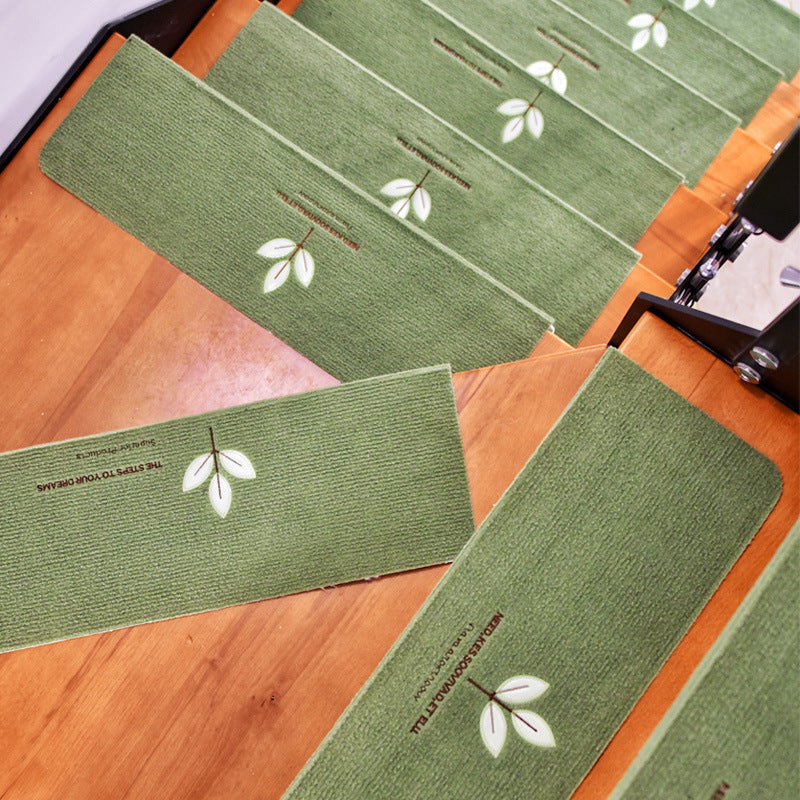 Stair step mat Non-slip mat Household machine washable mat Carpet Glue-free self-adhesive foot pad Solid wood luminous stair mat