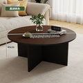 Small round table casualscandinavian round tea table design living room small apartment bedroom modern coffee table artificial board without frame