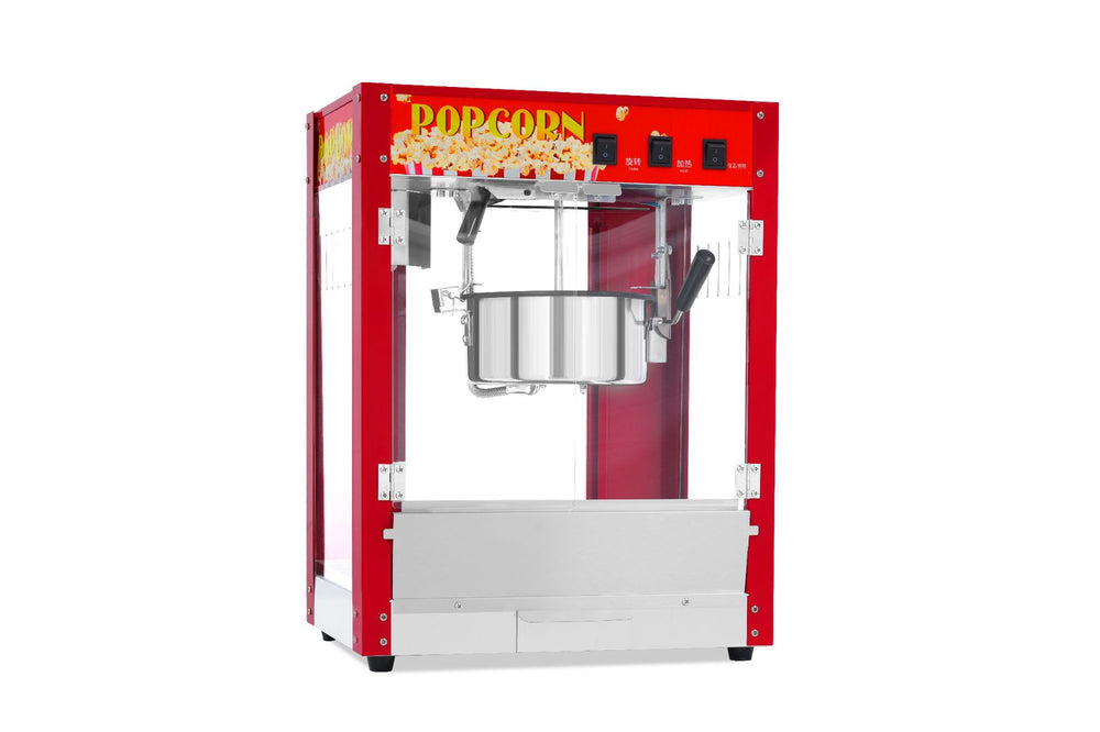 Commercial popcorn machine - fully automatic electric mini popcorn maker - butterfly & sphere popcorn machine for street vendors