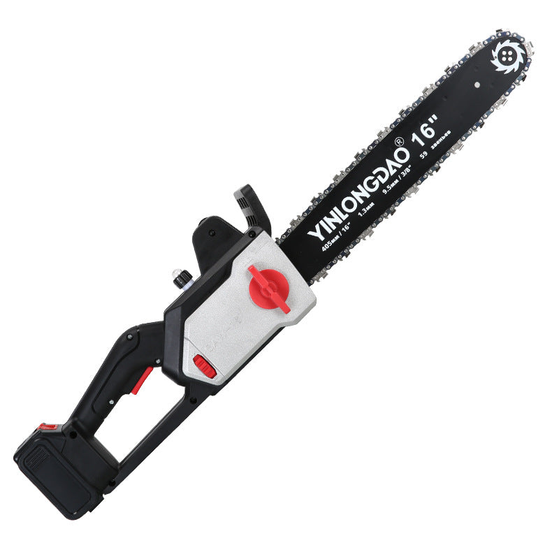 Brushless 16-inch lithium chainsaw, rechargeable chainsaw, household electric wireless chainsaw, rechargeable hand, outdoor tree cutting saw