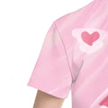 Kids' t-shirt, 67 elements, 3d digital print, summer girls' casual fashion crew neck short sleeve thin style