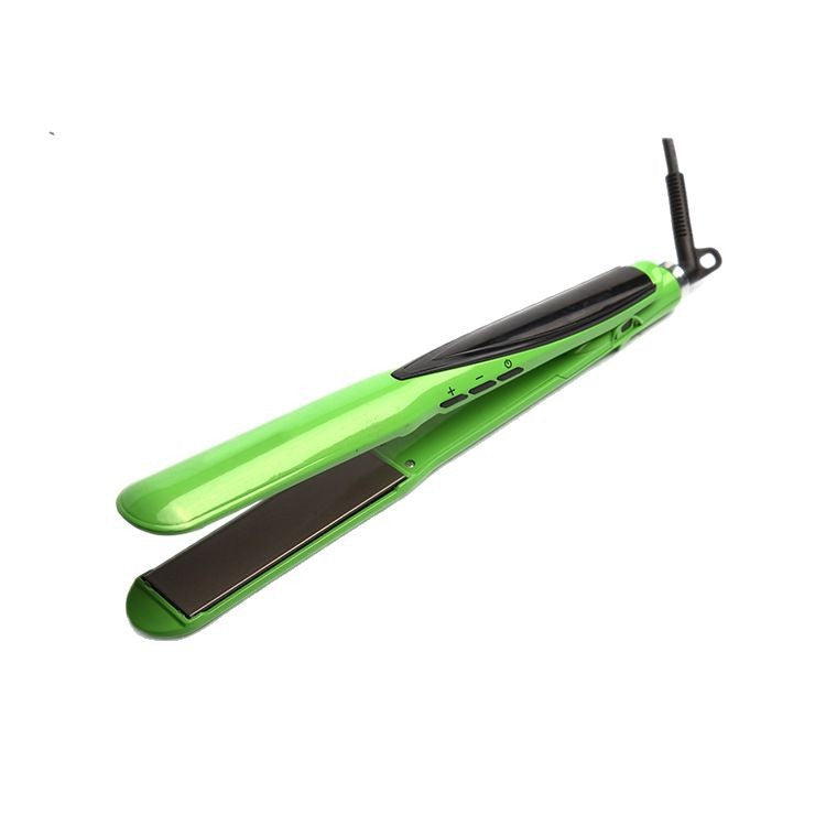 exclusive supply of roll and straight hair curling iron, lcd temperature control display, electric splint, hair straightener, hair straightener
