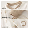 Babibele baby clothes long sleeves jumpsuit spring & fall pure cotton khaki rompers baby new arrival autumn clothes outwear