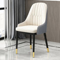 Hotel & home light luxury dining chair - minimalist modern backrest stool, office chair, restaurant leisure chair, dining table chair - metal & other materials