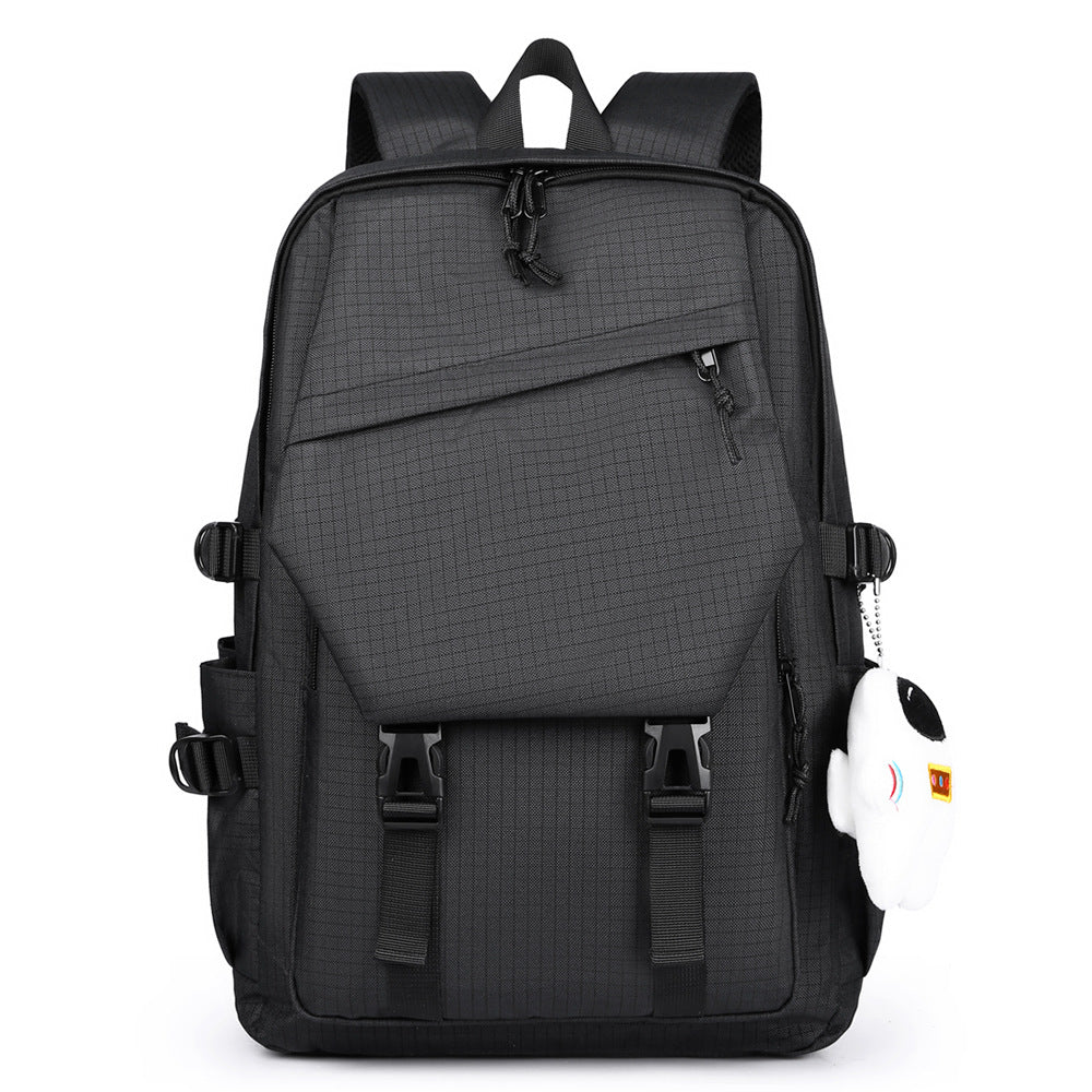 Cross-border fashion simple couple backpack leisure travel backpack large capacity trend junior high school student schoolbag