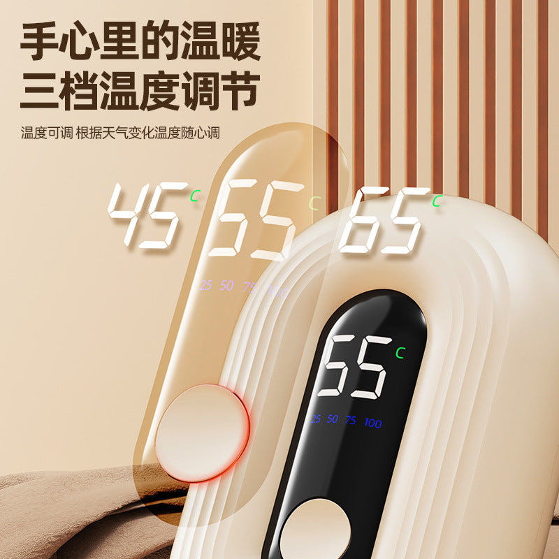 new hand warmer rechargeable digital display usb handheld baby warmer portable long battery life thermal baby electric warmer