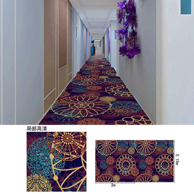 Haima 800g nylon carpet b1 hotel corridor banquet hall box club whole patchwork carpet carpet