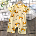 infant romper - new summer collection: korean style, lightweight short-sleeve bodysuit for baby boys and girls