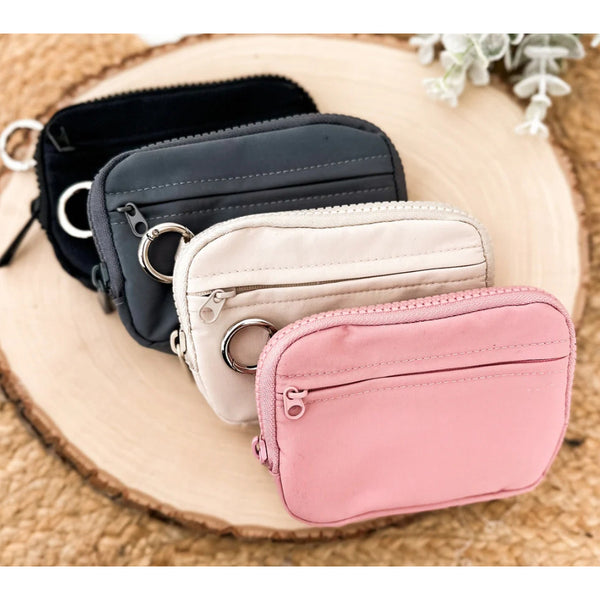 new wholesale Lulu same women's wrist bag portable keychain bank card change storage bag