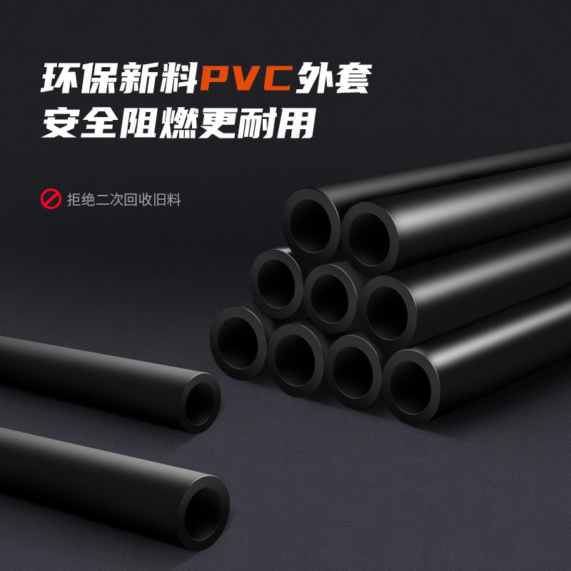RVV2 core pure copper monitoring and control sheathed wire 05/1/1 square national standard full core full meter power cord