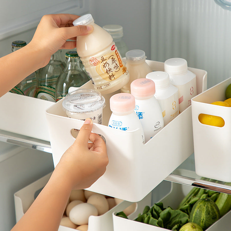 Japanese-style egg collection box separated food preservation refrigerator side door storage box frozen box food grade storage box