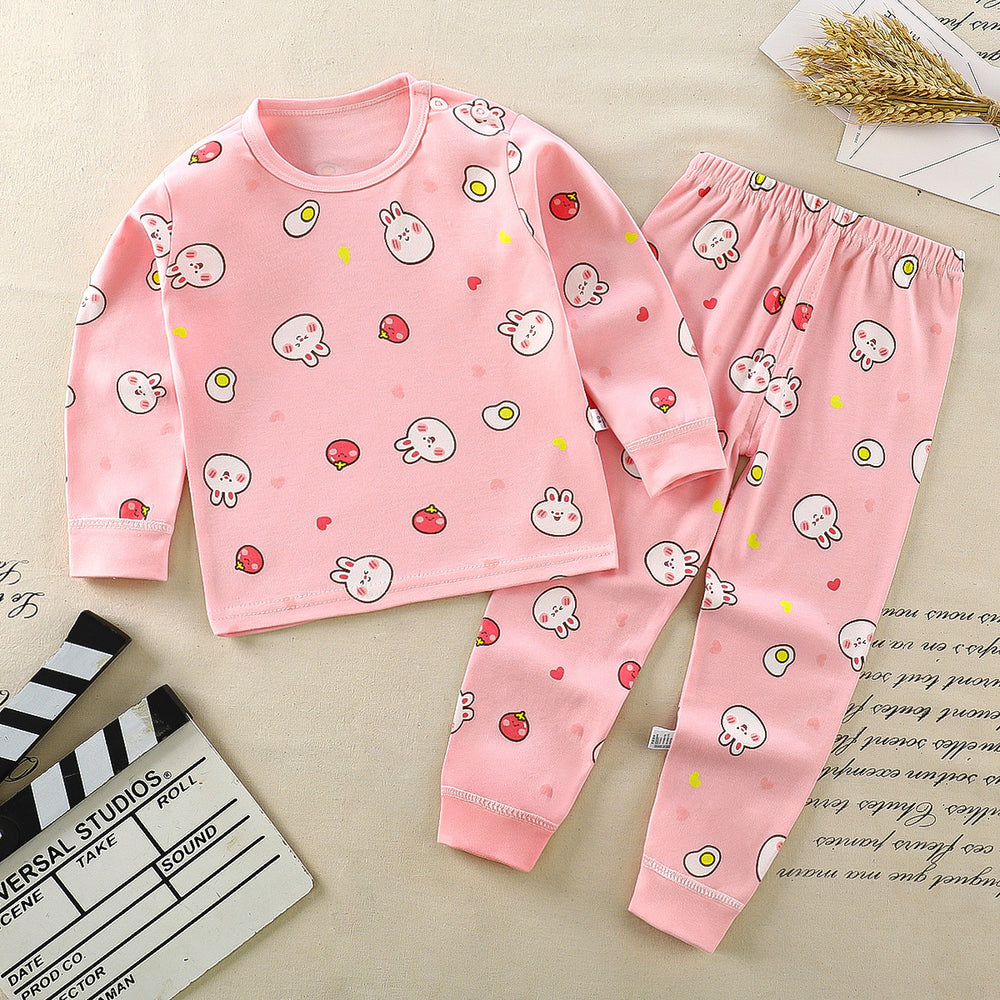 Kids' underwear set -  autumn/winter new collection - 100% cotton - boys' and girls' thermal underwear - baby and toddler loungewear - dropshipping available