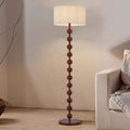 New chinoiserie floor lamp walnut wood grain color wabi-sabi style living room american retro bedroom classy atmosphere lamp table lamp