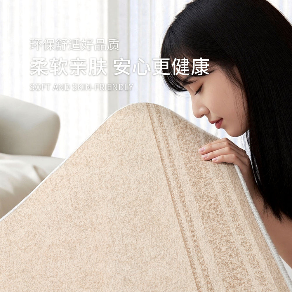 Carpet living room cream style no-wash and wipeable sofa floor mat accessible luxuryclassy easy-care bedroom waterproof bedside blanket