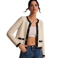 new european and american style fashionable women's knitted sweater - chic chanel-inspired design