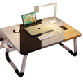 Small table on the bed, foldable computer desk, for home bedroom bay window desk, dormitory student dormitory lazy study table