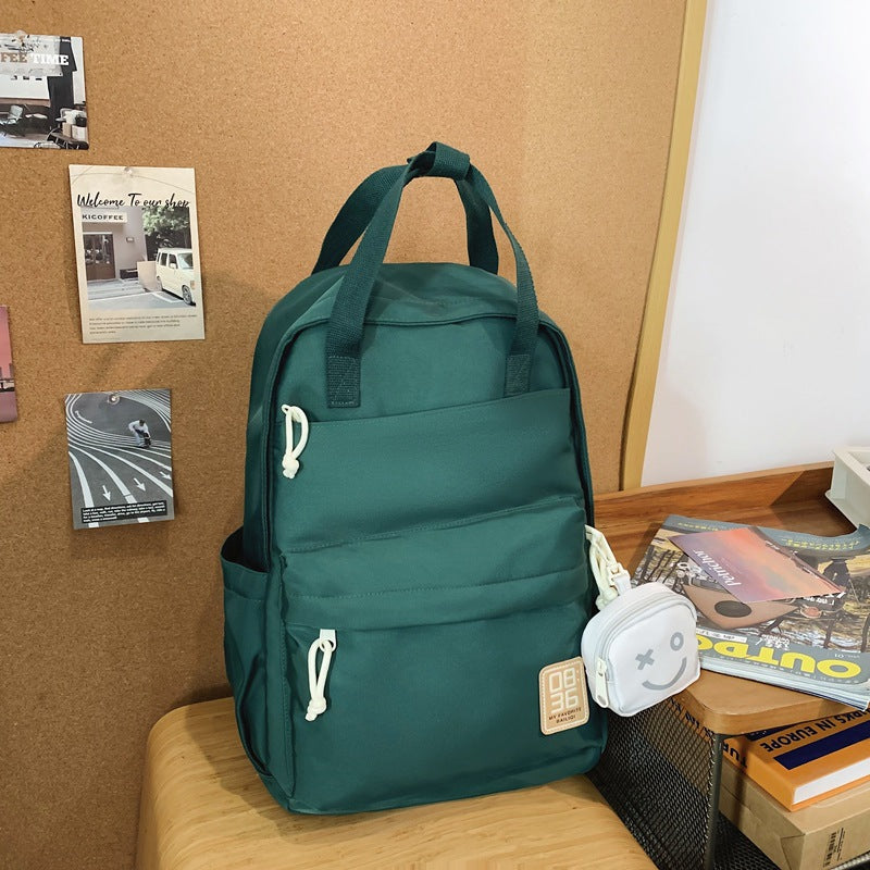 New casual carry-on backpack - large capacity, wear-resistant, water-repellent, cute small bag - perfect for students, casual travel, and tutoring