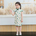 Girls' cheongsam dress, children's hanfu, modernized tang suit, ethnic children's clothing, cheongsam for little and big girls, princess dress for spring and summer