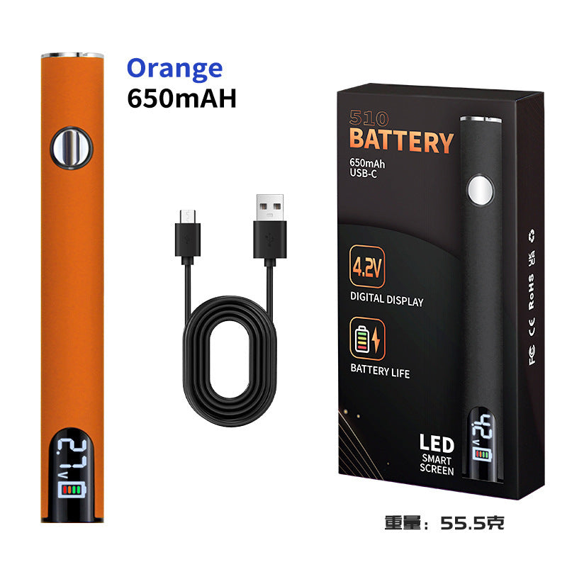 Cross-border explosive portable USB electric soldering iron USB wire burning pen digital display electric welding pen adjustable temperature 510 Loro iron connector