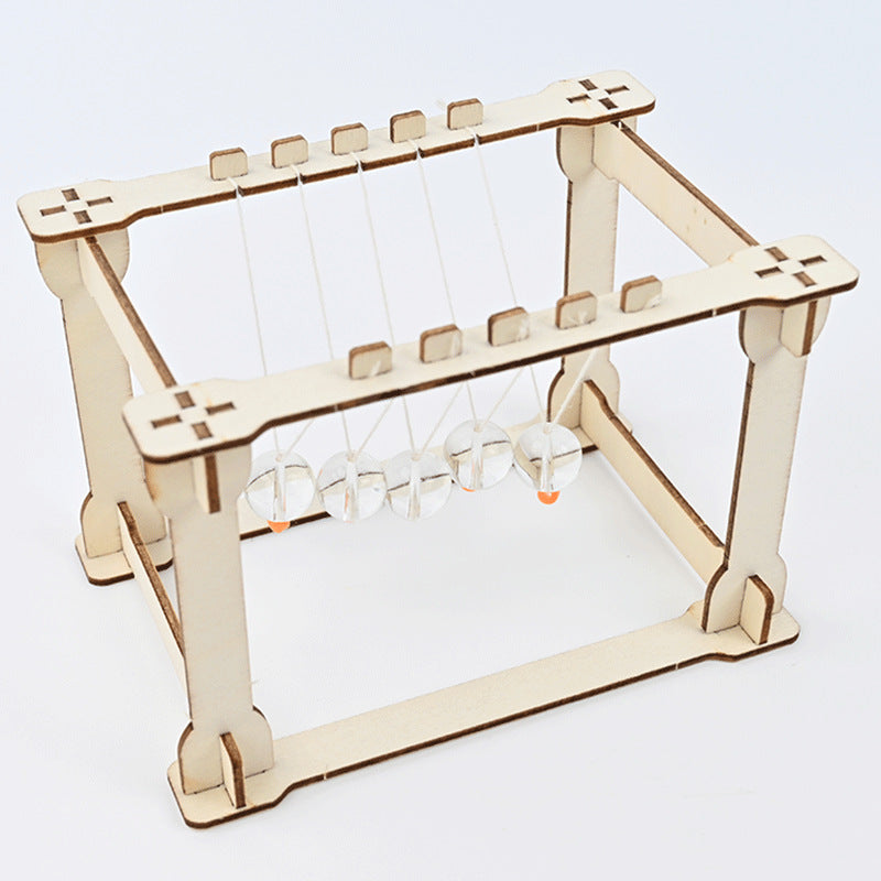 Newton pendulum physics science experiment children's palace science and technology small production school institution teaching aid set material package recommendation