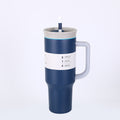 Amazon 40oz large capacity car cup 304 stainless steel vacuum insulated tumbler with straw and handle - ice tumbler