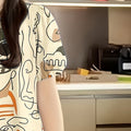 wholesale women's short-sleeved dresses, fashionable women's dresses for spring, summer, and autumn, new cross-border printed designs