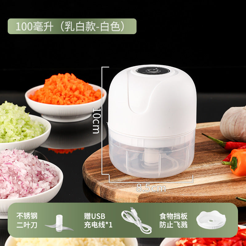 Electric food processor mini kitchen garlic sauce mixer food supplement meat grinder for home multifunctional garlic masher