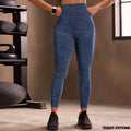 new women's matte yoga pants - high-waisted, tummy-control, peach-lift leggings for workout and yoga