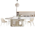 Fully automatic mahjong table & dining table combo - modern minimalist rock slab design for home use - multifunctional mahjong machine for dining room and living room