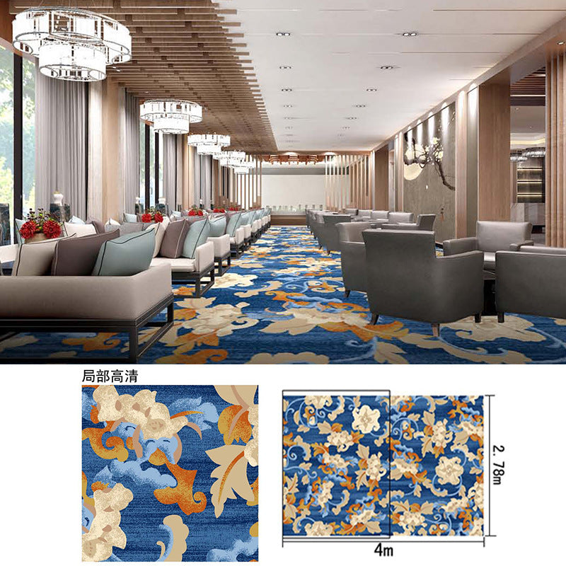Vip meeting room reception area carpet, thickened nylon fire-retardant large area full coverage hotel stage conference hall carpet