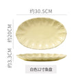 12inch fish plate-yellow