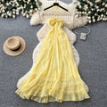 Vacation style haltersense of designdressfemalesummerpinkhigh waista-line long skirtatmosphereelegant skirt
