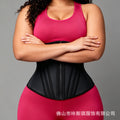 【200 pieces custom】european and american latex sweat-inducing fitness waist trainer - tummy control, slimming, and shaping sports corset belt